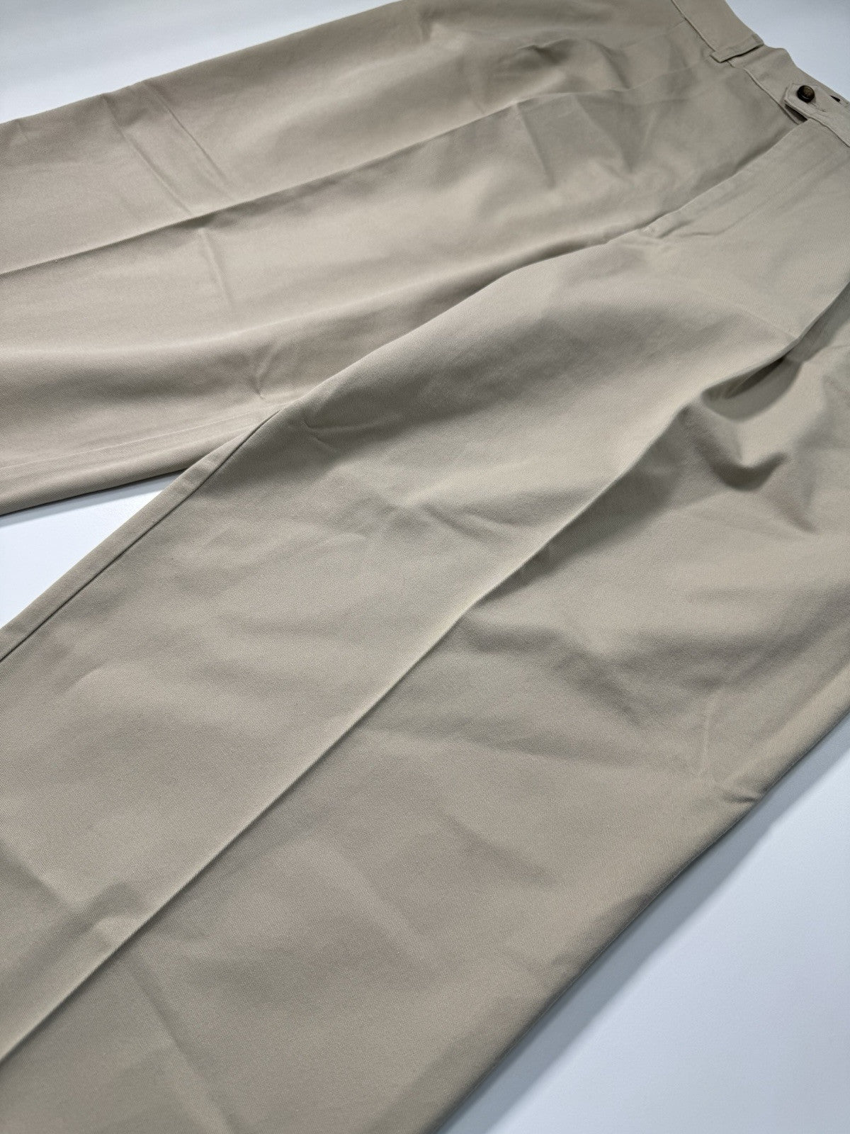 Nordstrom Smartcare Men’s Wrinkle Free Dress Pants 44x30 Khaki Brown NWT