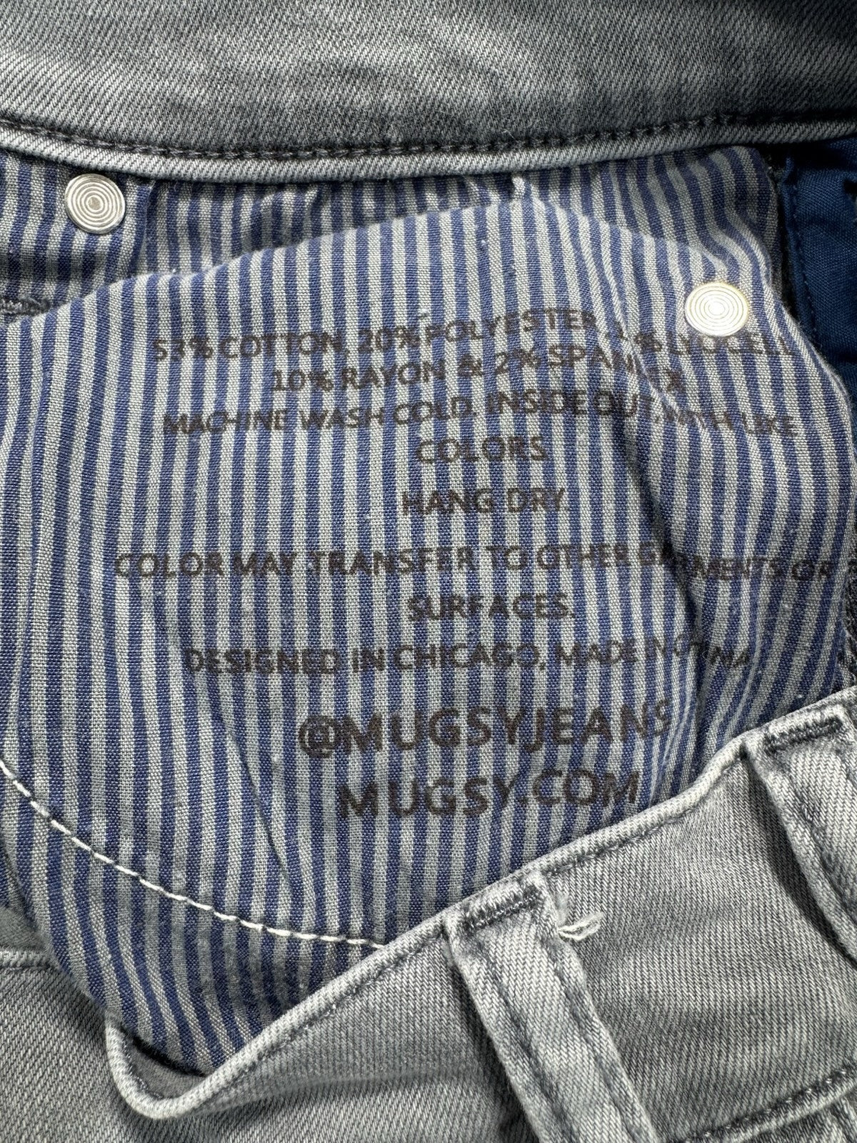 Mugsy Jeans Logans Men 32x30 Light Blue Stretch Performance Slim Taper FLX8NBG