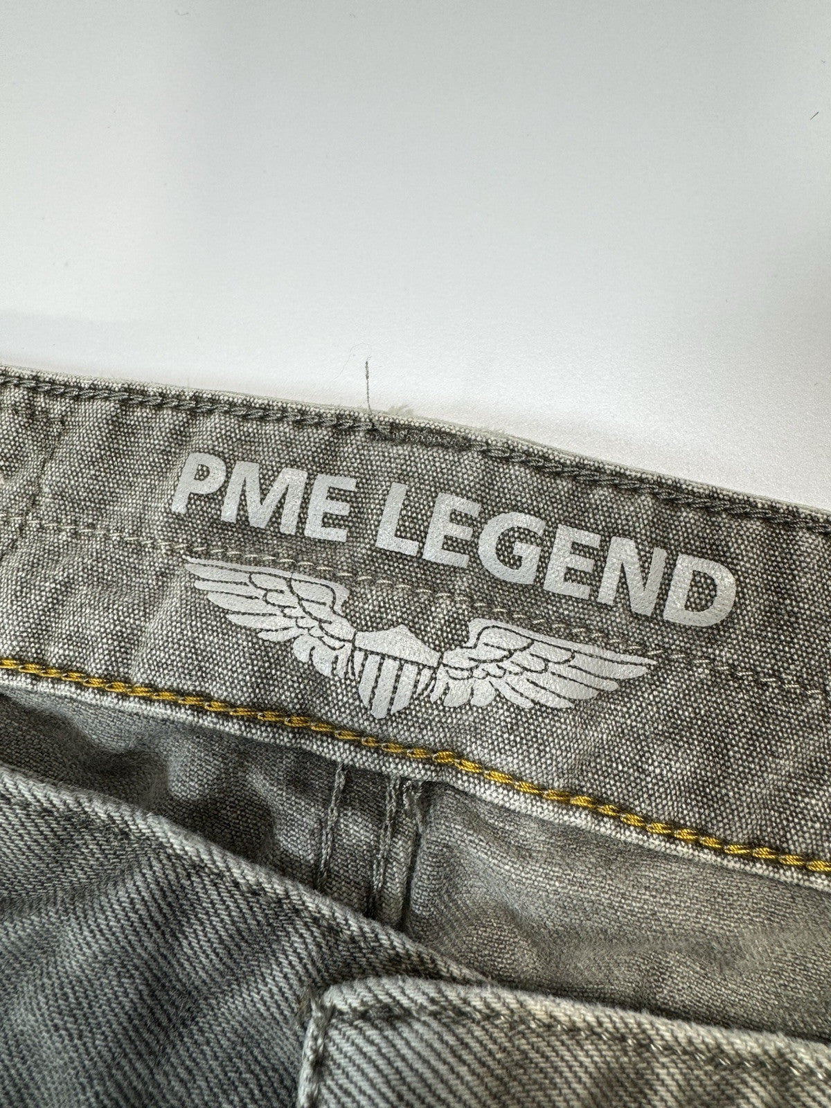 PME LEGEND Jeans 32x32 Gray Classic Straight Has Dirty Knees Men’s