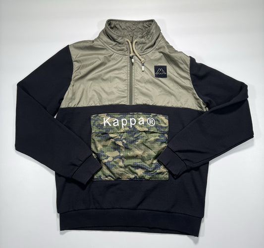 Kappa Jacket Camo Pouch Y2K 1/2 Zip Size Small Vintage Sports Wear