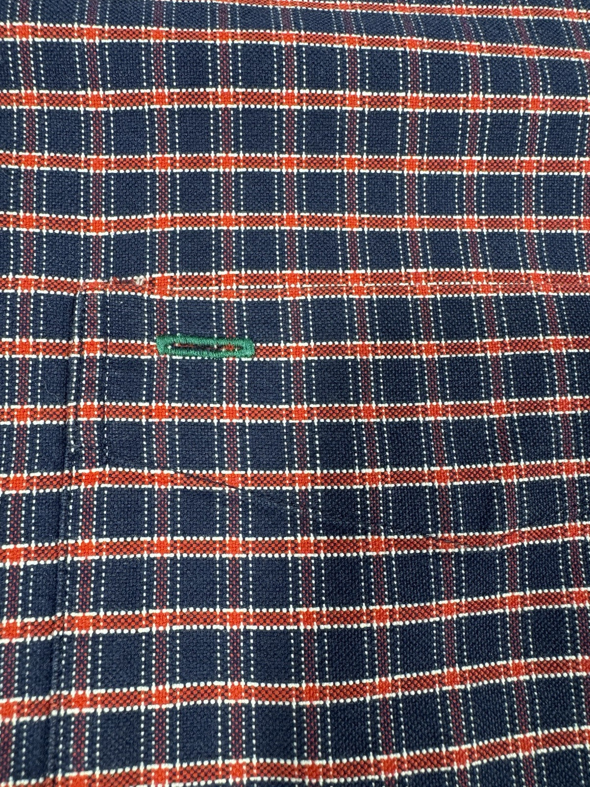 Tommy Hilfiger Shirt Mens Size L Blue Plaid 90s Vintage Tiger Crest New