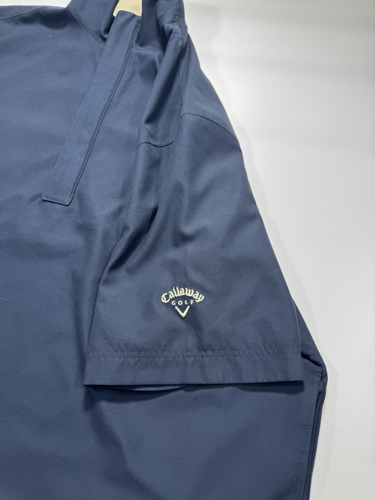 Callaway Golf Sweatshirt Mens Large 1/4 Zip Pullover Brushed Microfiber