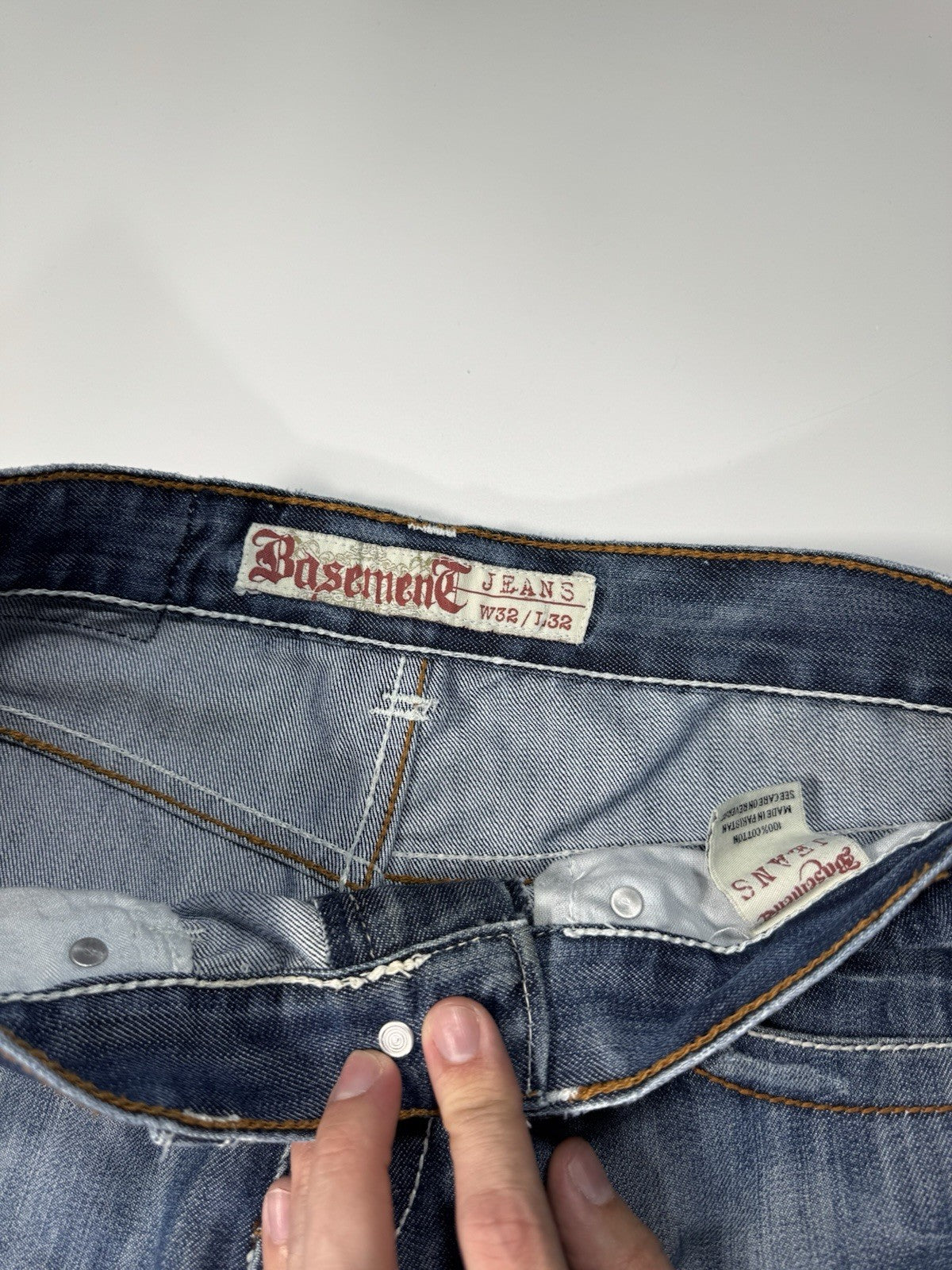 Basement Jeans Men’s Y2K Style Vtg Size 32/32 Read Description