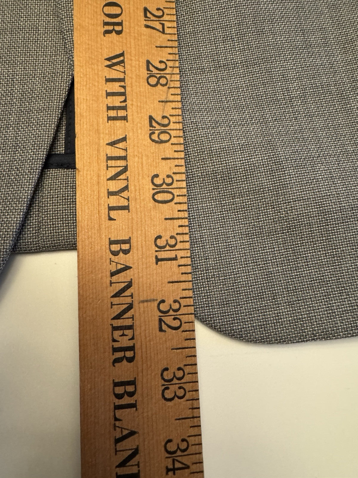 Tommy Hilfiger Blazer Coat Suit Jacket 2 Button Single Breast Men’s 44L Grey