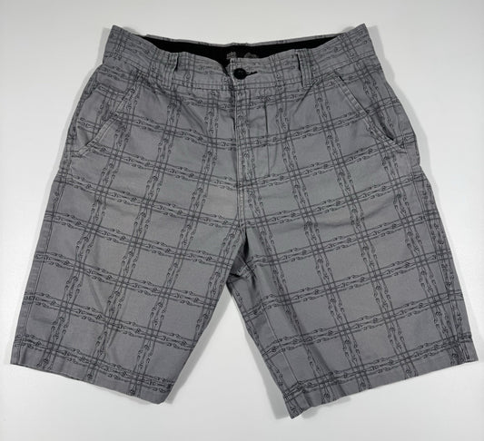 no boundaries Khaki Cargo Shorts Size 36 Bone Pattern Cotton