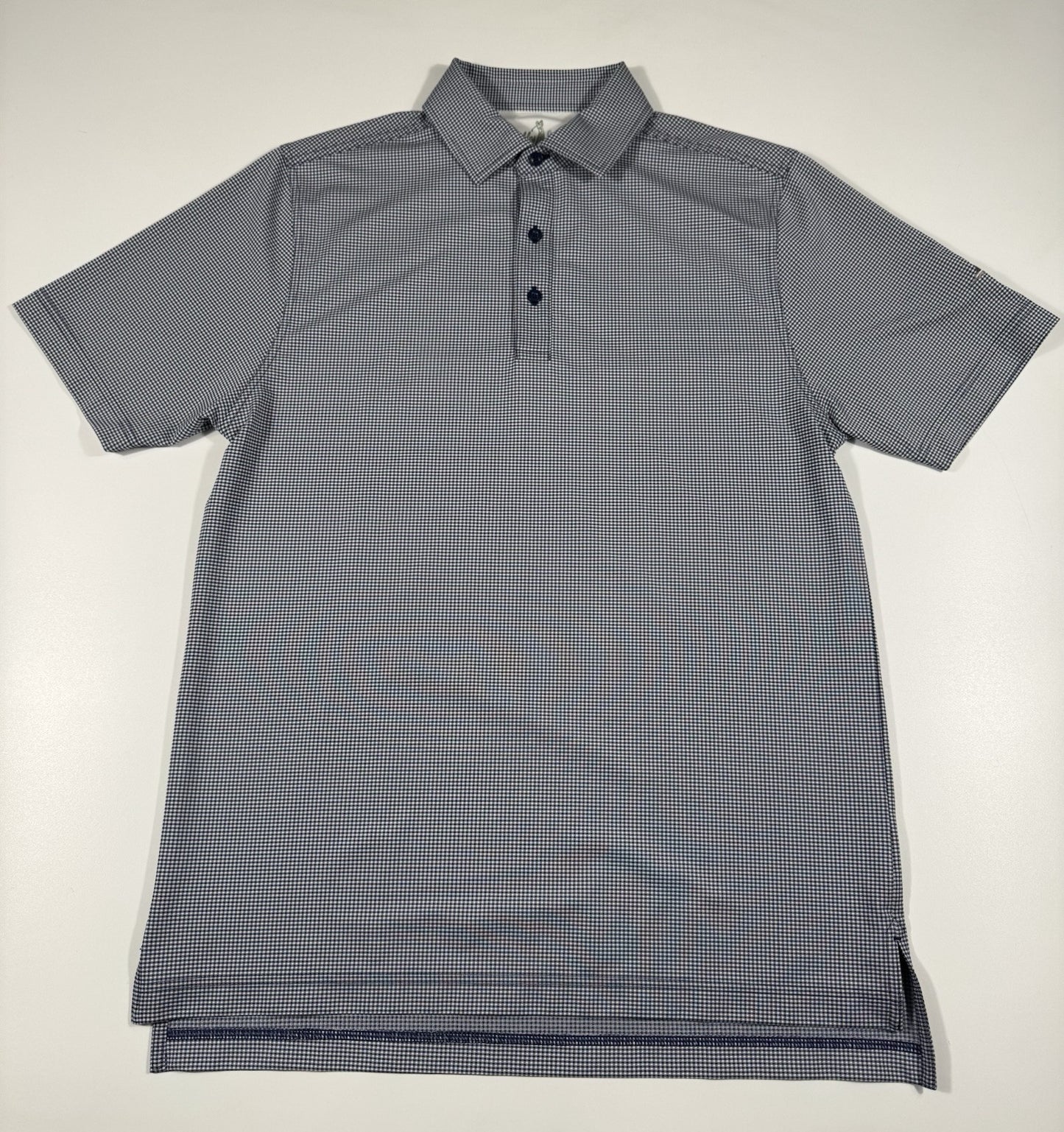 Bobby Jones Golf Polo Shirt Mens Medium Stretch Performance Plaid