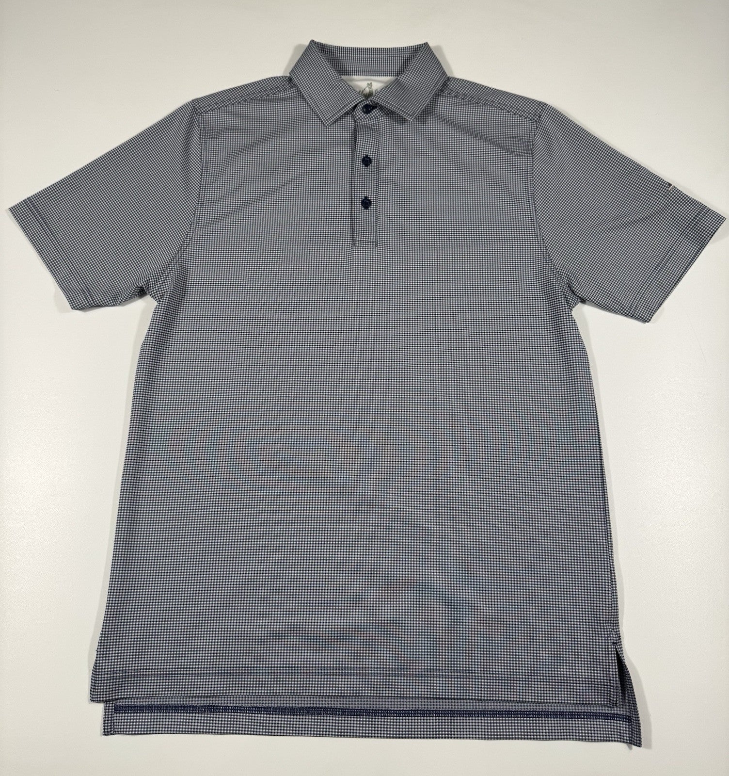 Bobby Jones Golf Polo Shirt Mens Medium Stretch Performance Plaid