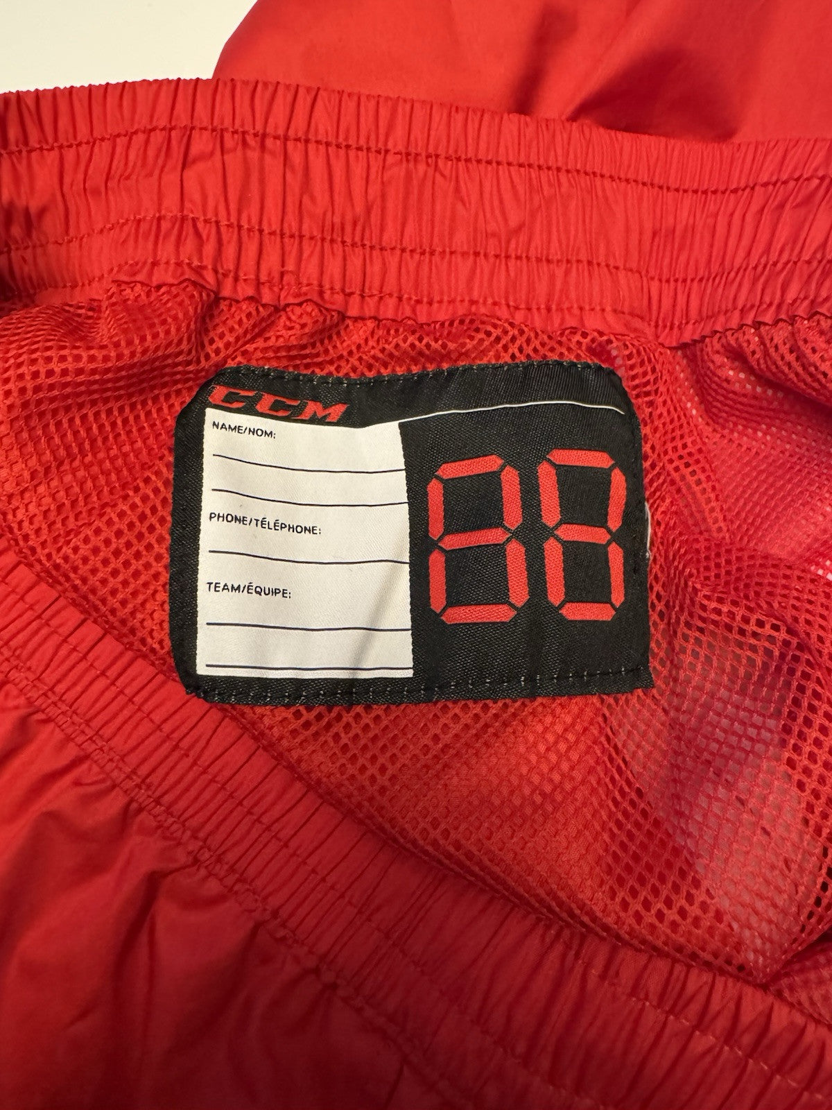Ccm Mens Small Red Team Hockey Active/Warm-Up Pants NWT!