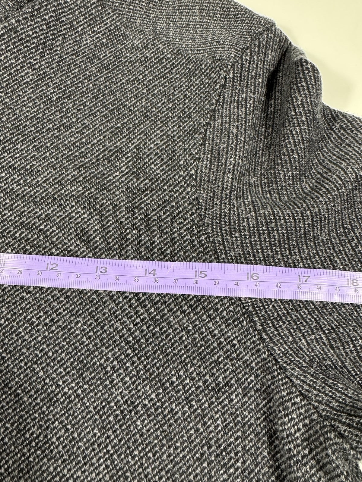 Robert Graham 1/4 Zip Pullover Sweater Men’s Size L Dark Gray