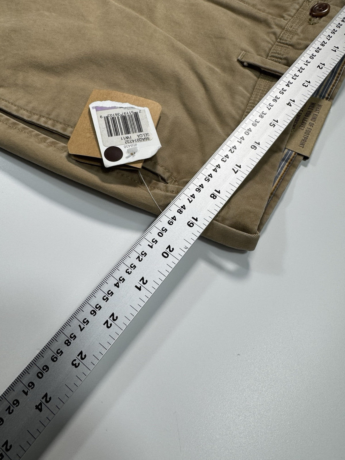 Timberland Flat Front Khaki Pants mens 38x32 Tan Brown Casual Business Work NWT