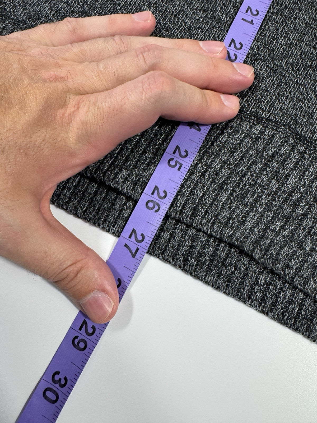 Buffalo David Bitton mens Crewneck Pullover Gray Knit Size Medium Patch Accents