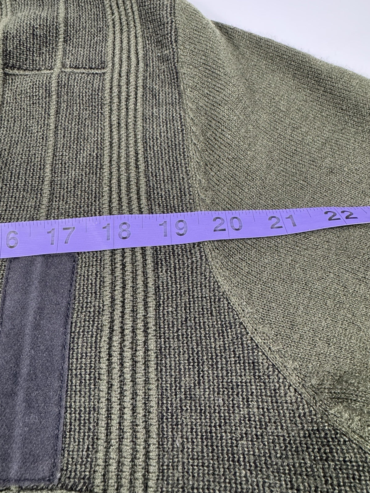 Arnold Palmer L Washable Green Acrylic Cardigan Sweater Pockets Grampa