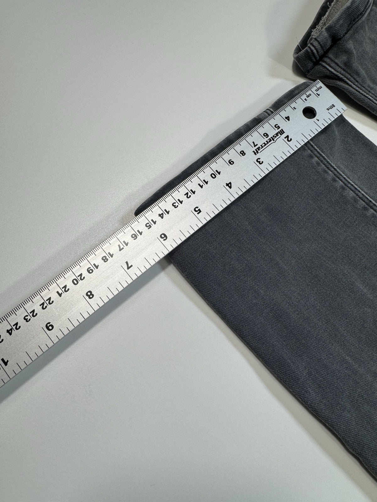 Ed Hardy Men’s 32x28 Gray Blue Skull Straight Leg Jeans Punk’s Not Dead