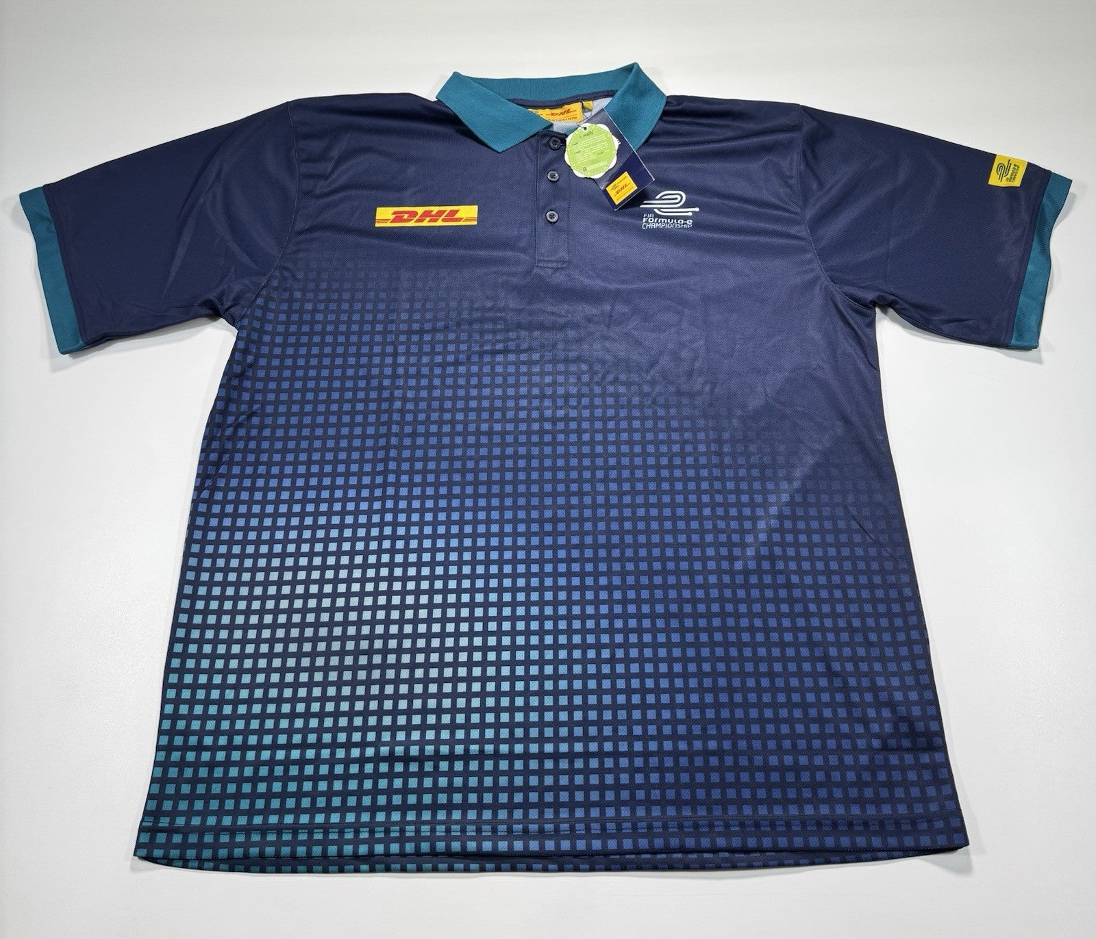 FIA Formula E Championship Racing Polo Shirt Jersey DHL Race Mens 3XL Brand New