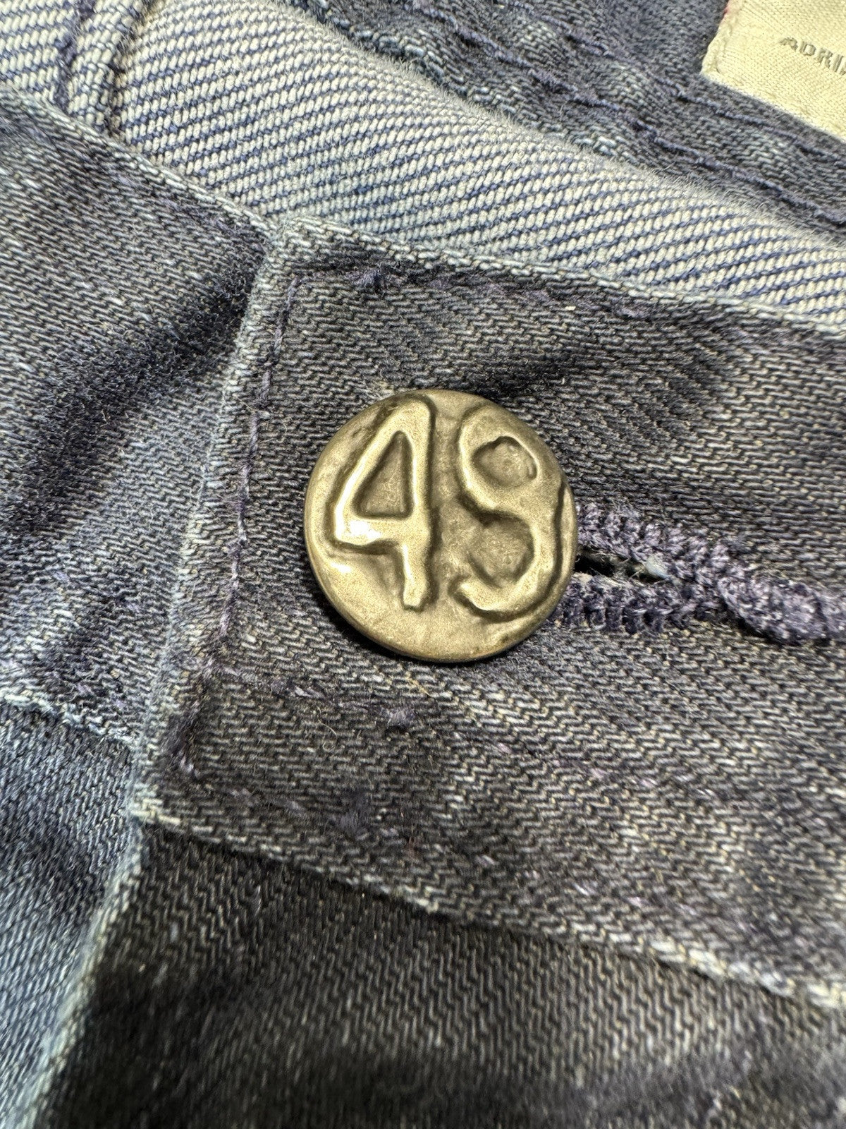 Adriano Goldschmied AG The Matchbox Slim Straight Jeans Size 32x32 Navy Blue