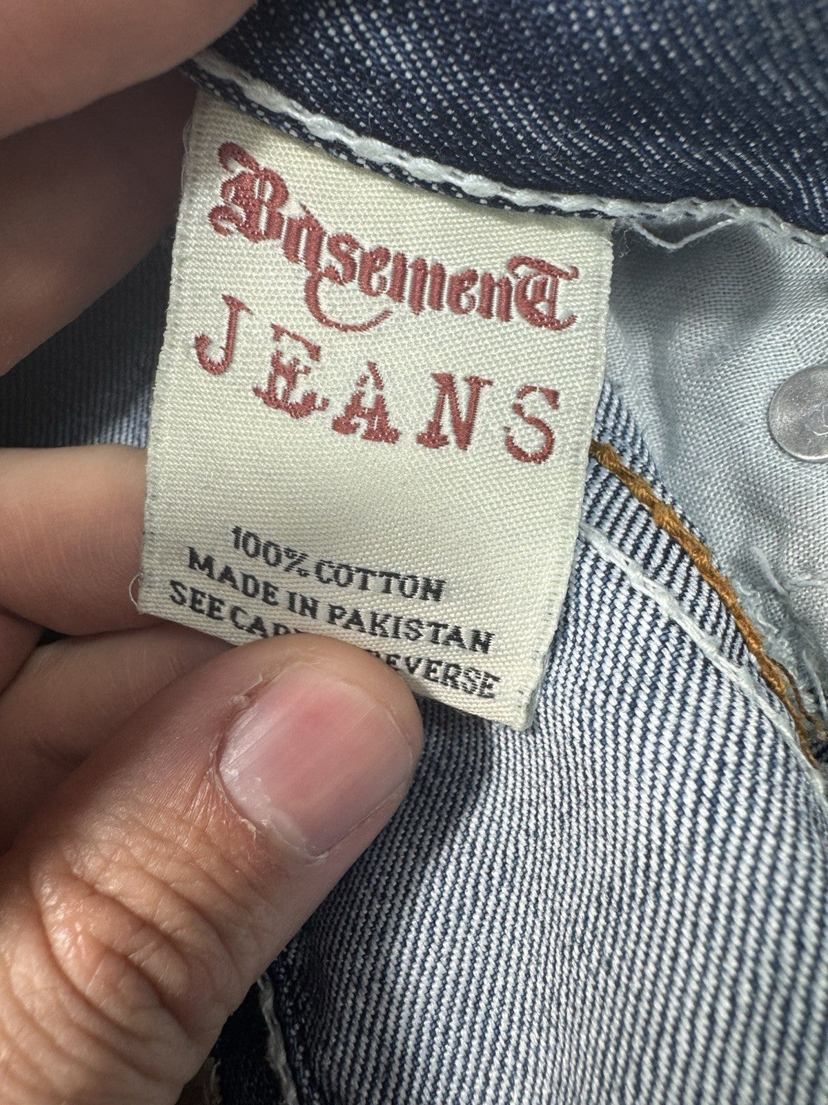 Basement Jeans Men’s Y2K Style Vtg Size 32/32 Read Description