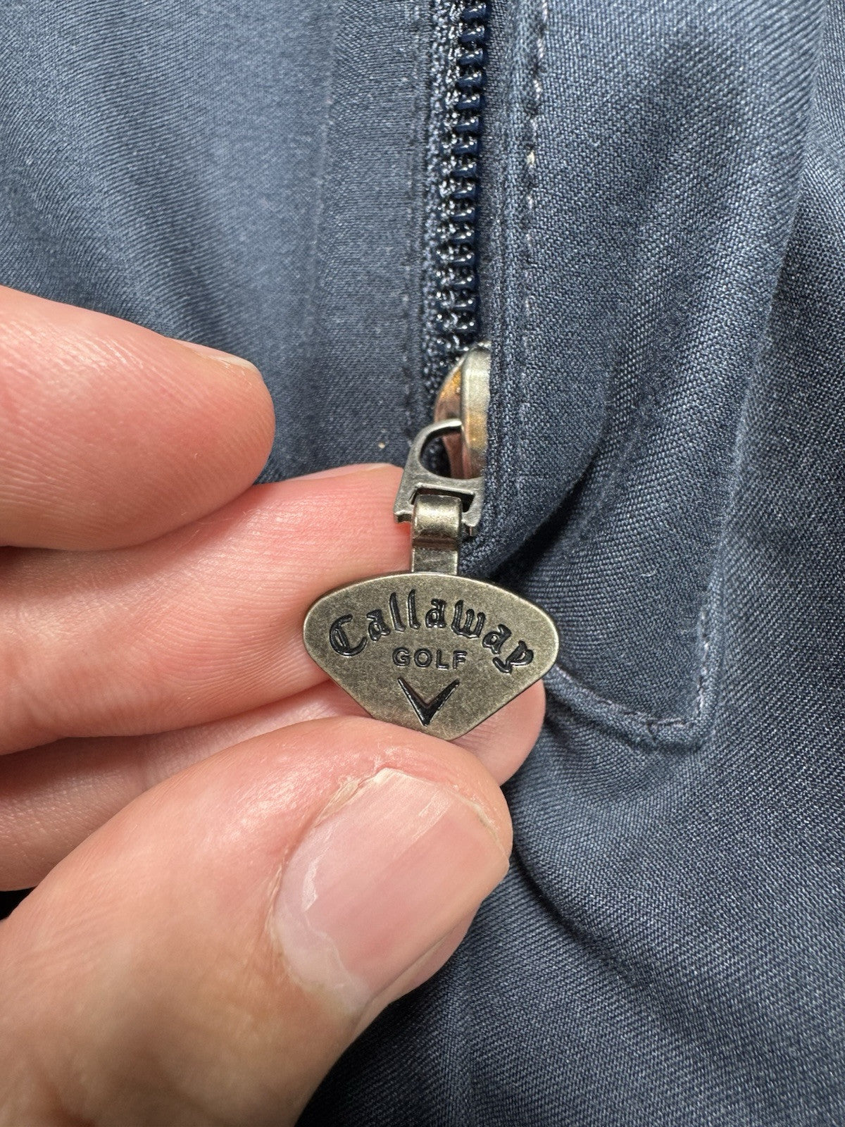 Callaway Golf Sweatshirt Mens Large 1/4 Zip Pullover Brushed Microfiber