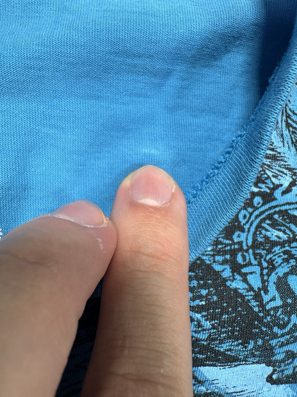 MMA ELITE Blue Cross Church Short Sleeve Y2K T-shirt Mens XL 1/4 Button Up