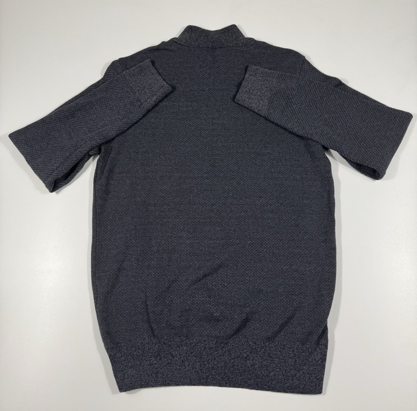 Robert Graham 1/4 Zip Pullover Sweater Men’s Size L Dark Gray