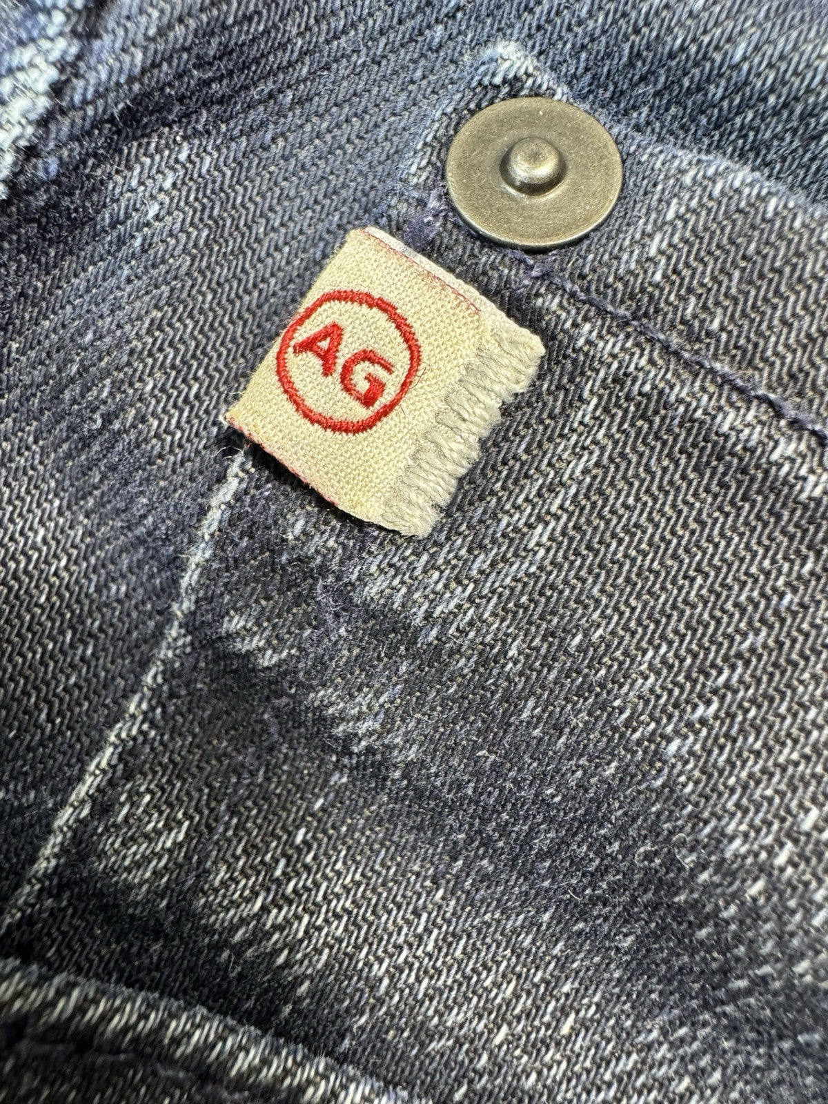 Adriano Goldschmied AG The Matchbox Slim Straight Jeans Size 32x32 Navy Blue