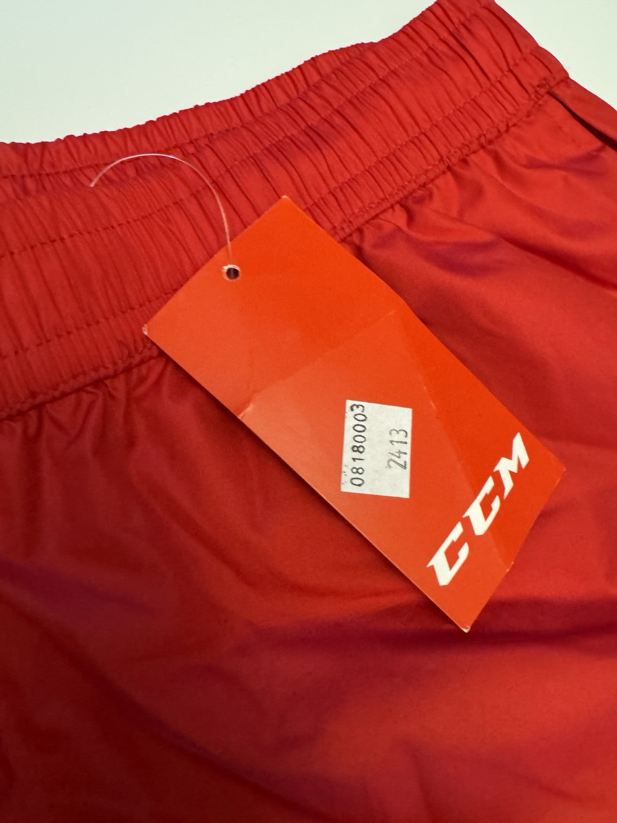 Ccm Mens Small Red Team Hockey Active/Warm-Up Pants NWT!