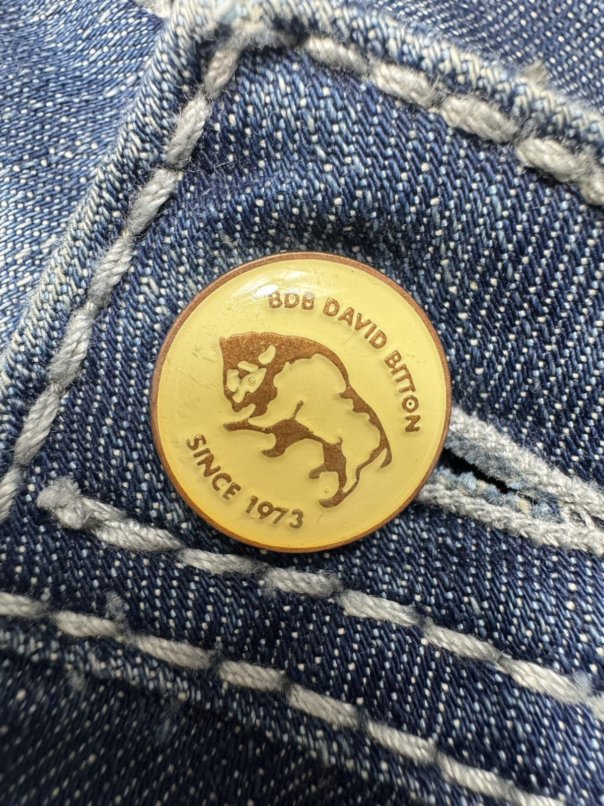 Buffalo David Bitton Evan X Straight mens Blue Jeans Size Distressed 33x34