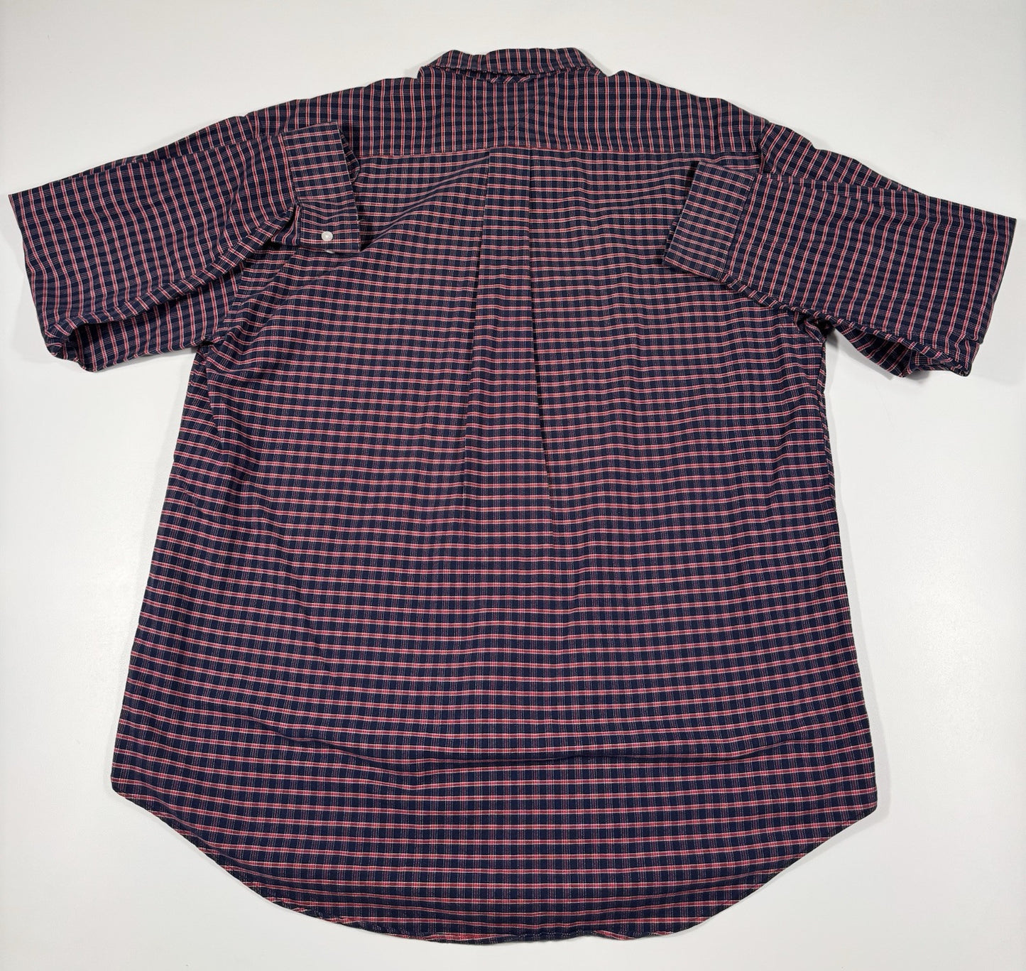 Tommy Hilfiger Shirt Mens Size L Blue Plaid 90s Vintage Tiger Crest New