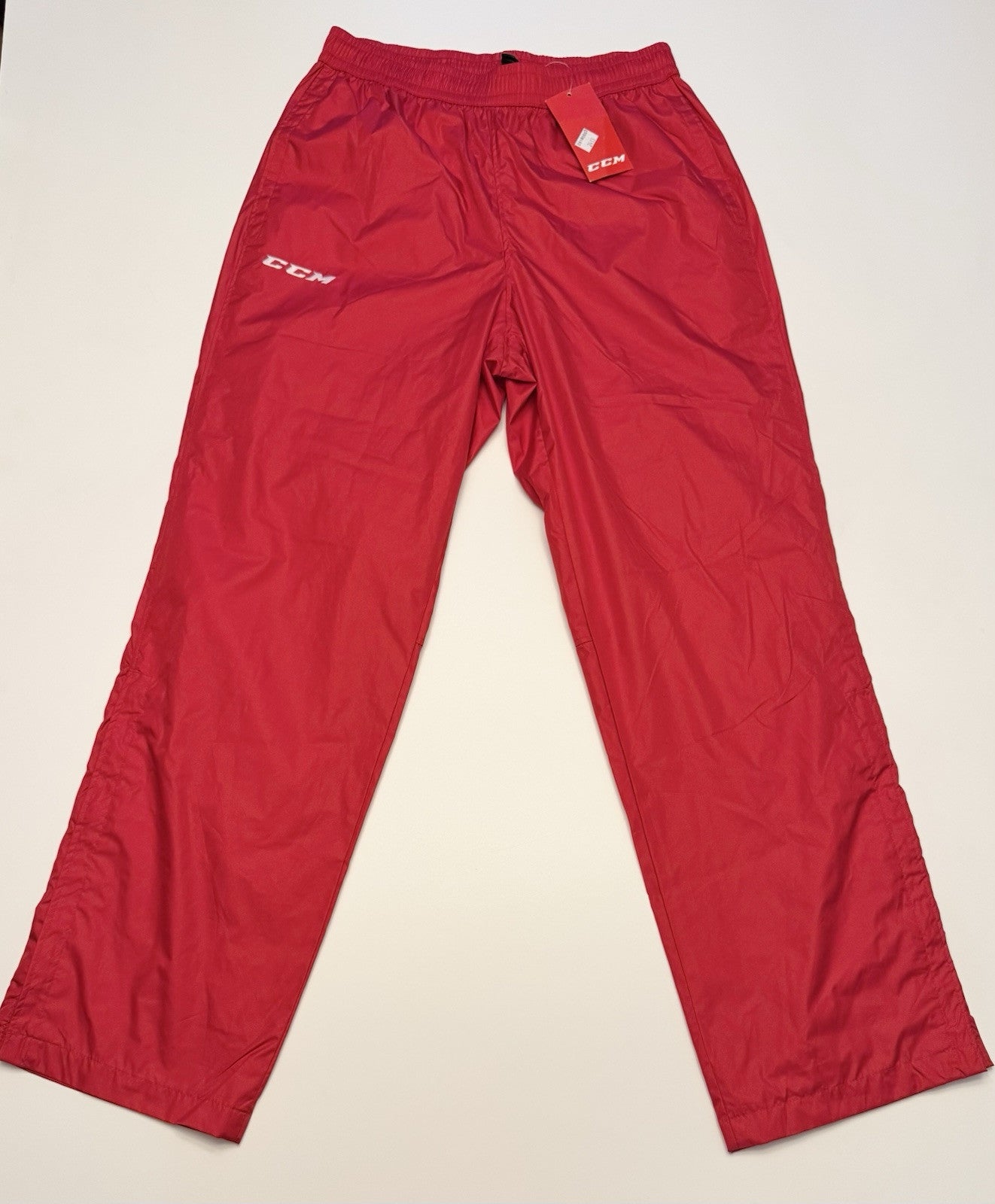Ccm Mens Small Red Team Hockey Active/Warm-Up Pants NWT!