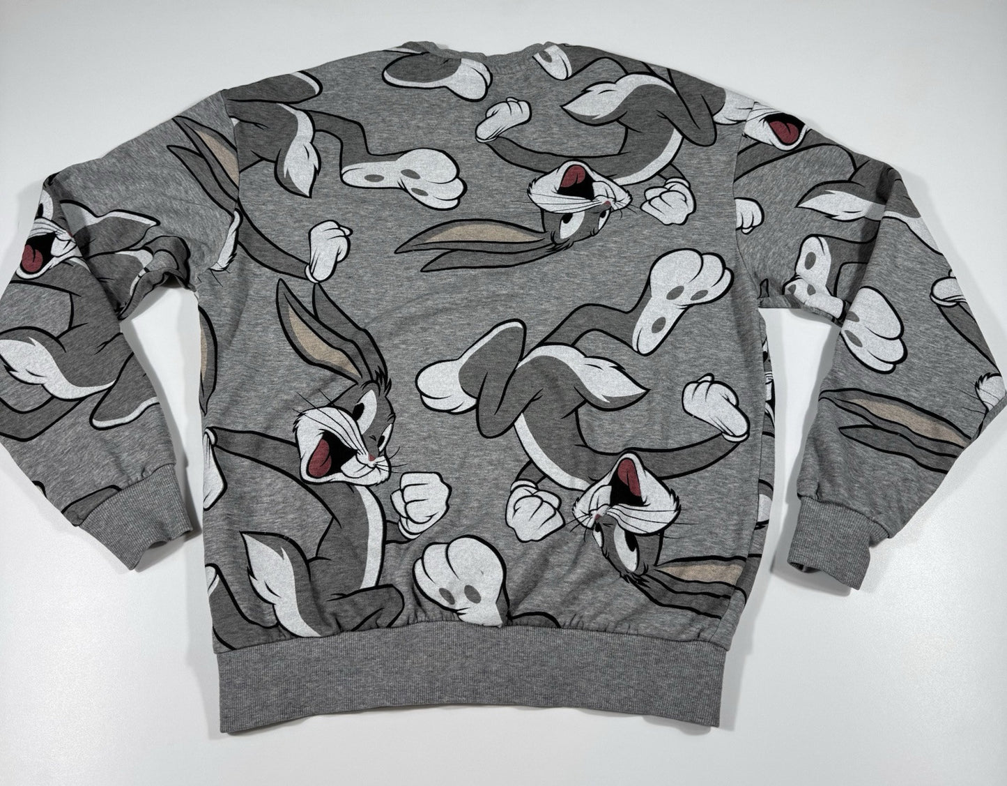 Bugs Bunny Looney Tunes Warner Bros Men’s Sweatshirt Small Long Sleeve