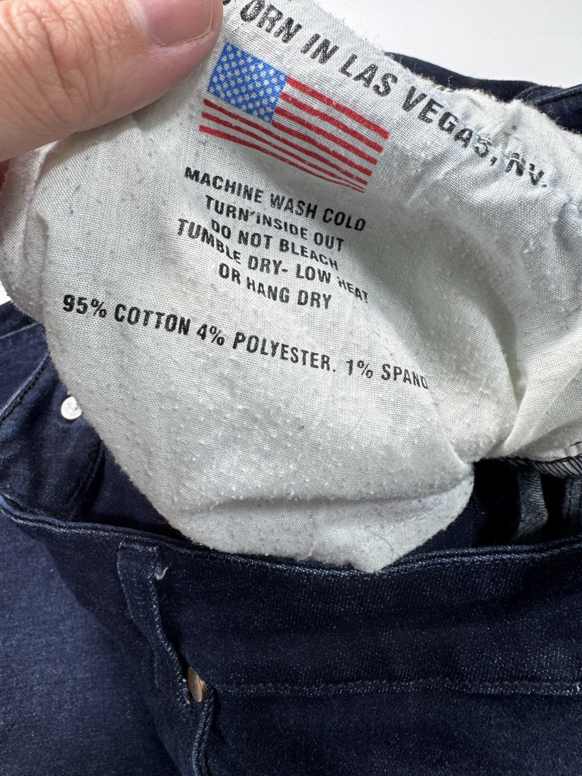 Barbell Apparel Jeans Mens 40x34 Blue Slim Athletic Fit Stretch Made In U.S.A