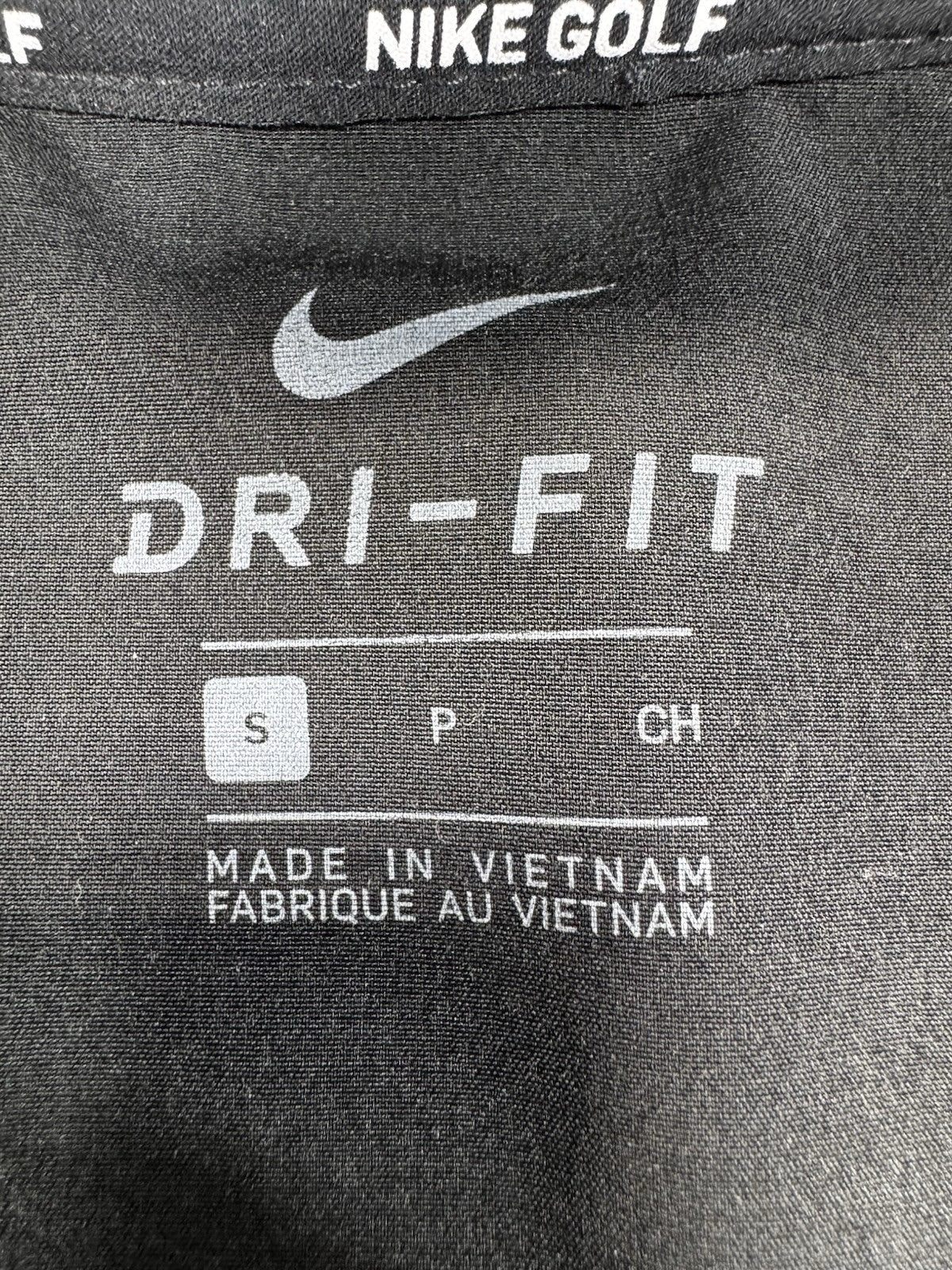 NIKE Golf mens Dri-fit 1/4 Zip Size Small Dark Blue Long Sleeve