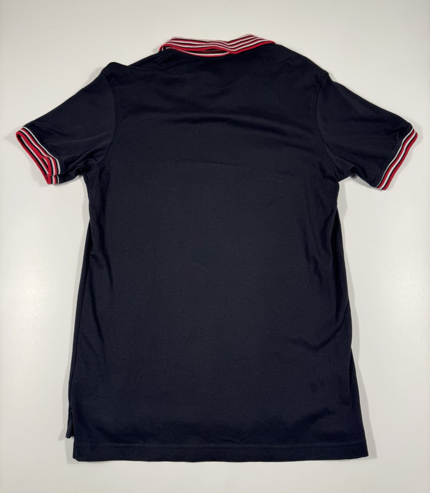 Beverly Hills Polo Club Black Quarter Button Polo Size Medium