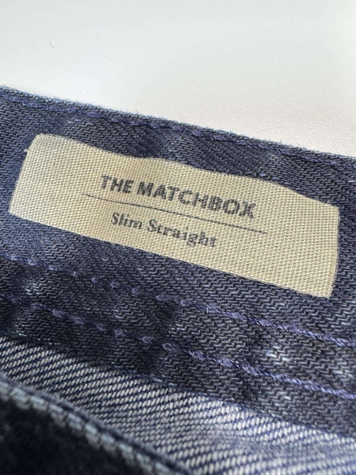 Adriano Goldschmied AG The Matchbox Slim Straight Jeans Size 32x32 Navy Blue