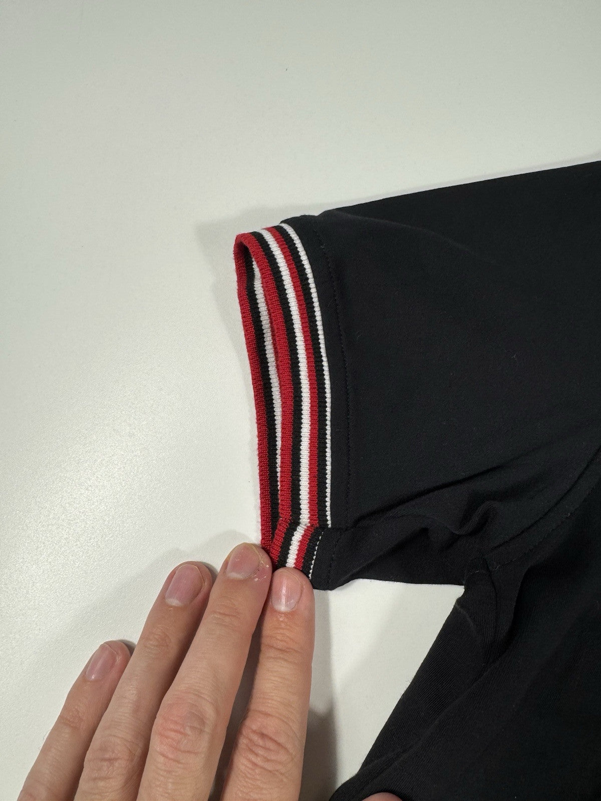 Beverly Hills Polo Club Black Quarter Button Polo Size Medium